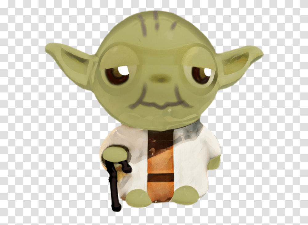 Yoda Cute Starwars Maytheforcebewithyou Figurine, Toy, Sweets, Food, Confectionery Transparent Png