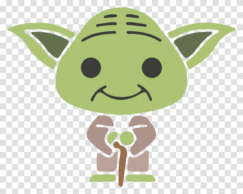 Yoda Green Day Card Hq Image Star Wars Day Card, Stencil, Tennis Ball, Graphics Transparent Png