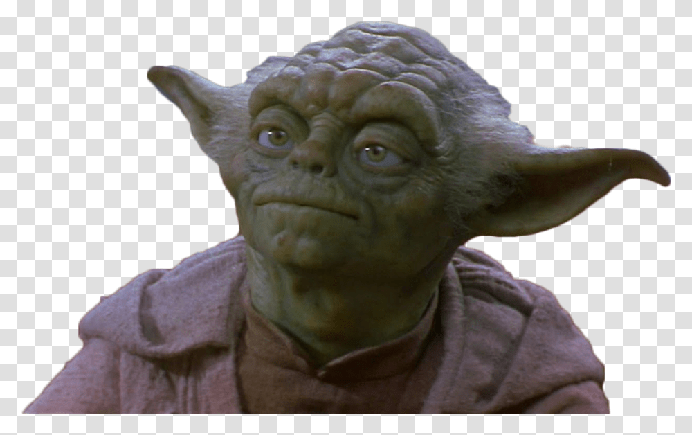 Yoda, Head, Figurine, Sculpture Transparent Png