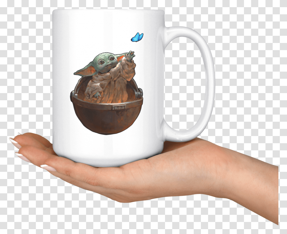 Yoda Lightsaber, Coffee Cup, Person, Human, Bird Transparent Png