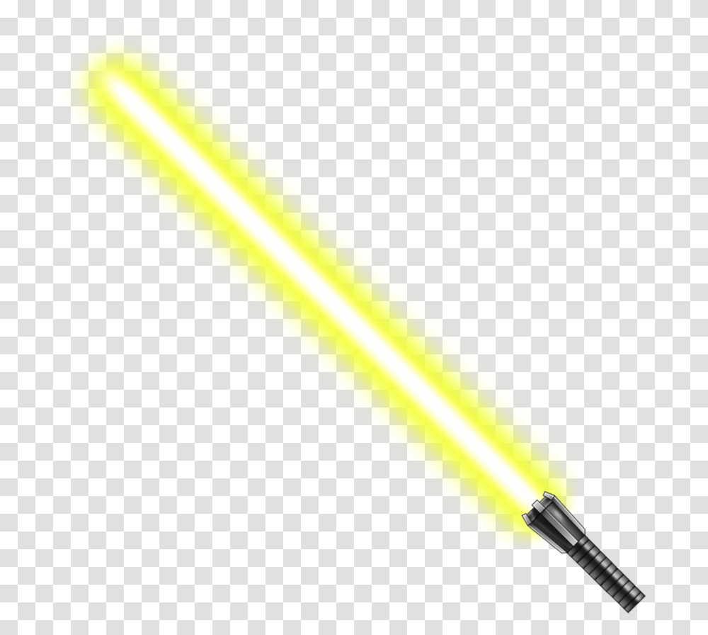 Yoda Lightsaber Hd Yellow Lightsaber, Baseball Bat, Team Sport, Sports, Softball Transparent Png