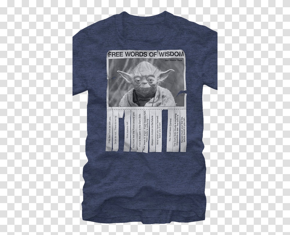 Yoda Quotes T Shirts, Apparel, Paper Transparent Png