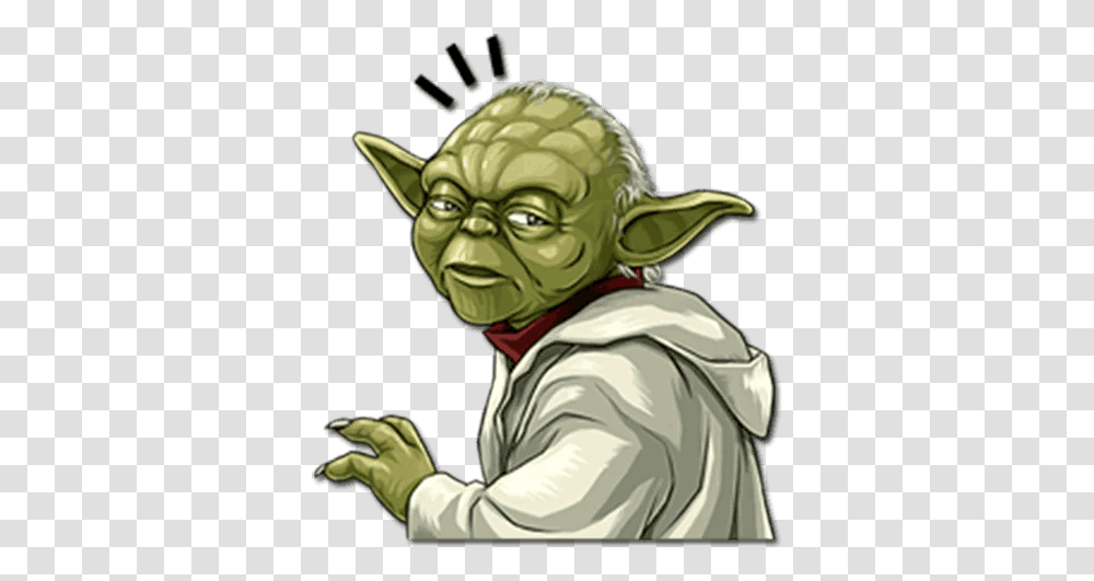 Yoda Star Wars Sticker Telegram The Sticker Star Wars, Person, Art, Face, Head Transparent Png