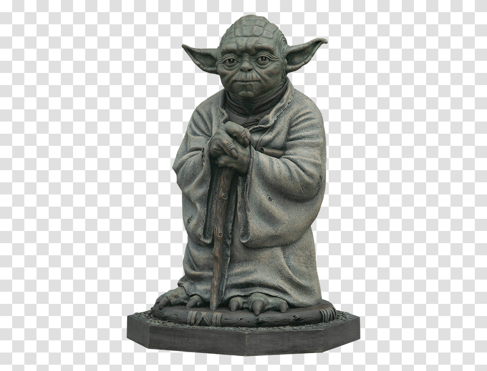 Yoda, Statue, Sculpture, Person Transparent Png
