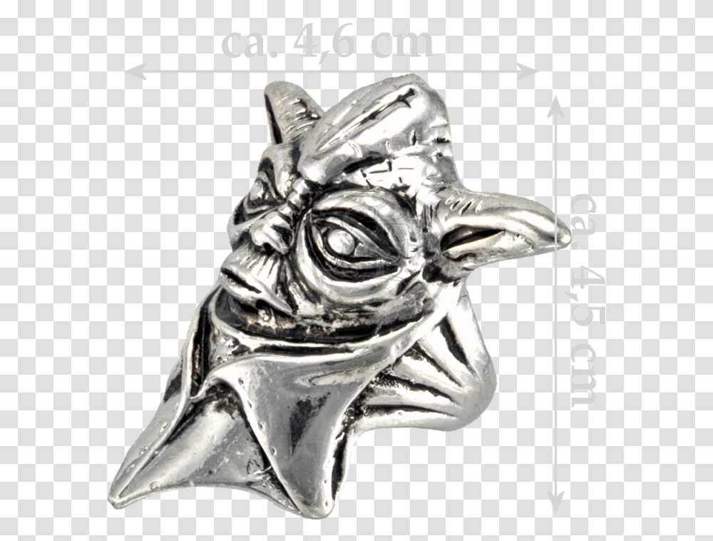 Yoda The Jedi Knight Fingerring From Star Wars Silver, Person, Human, Accessories, Accessory Transparent Png