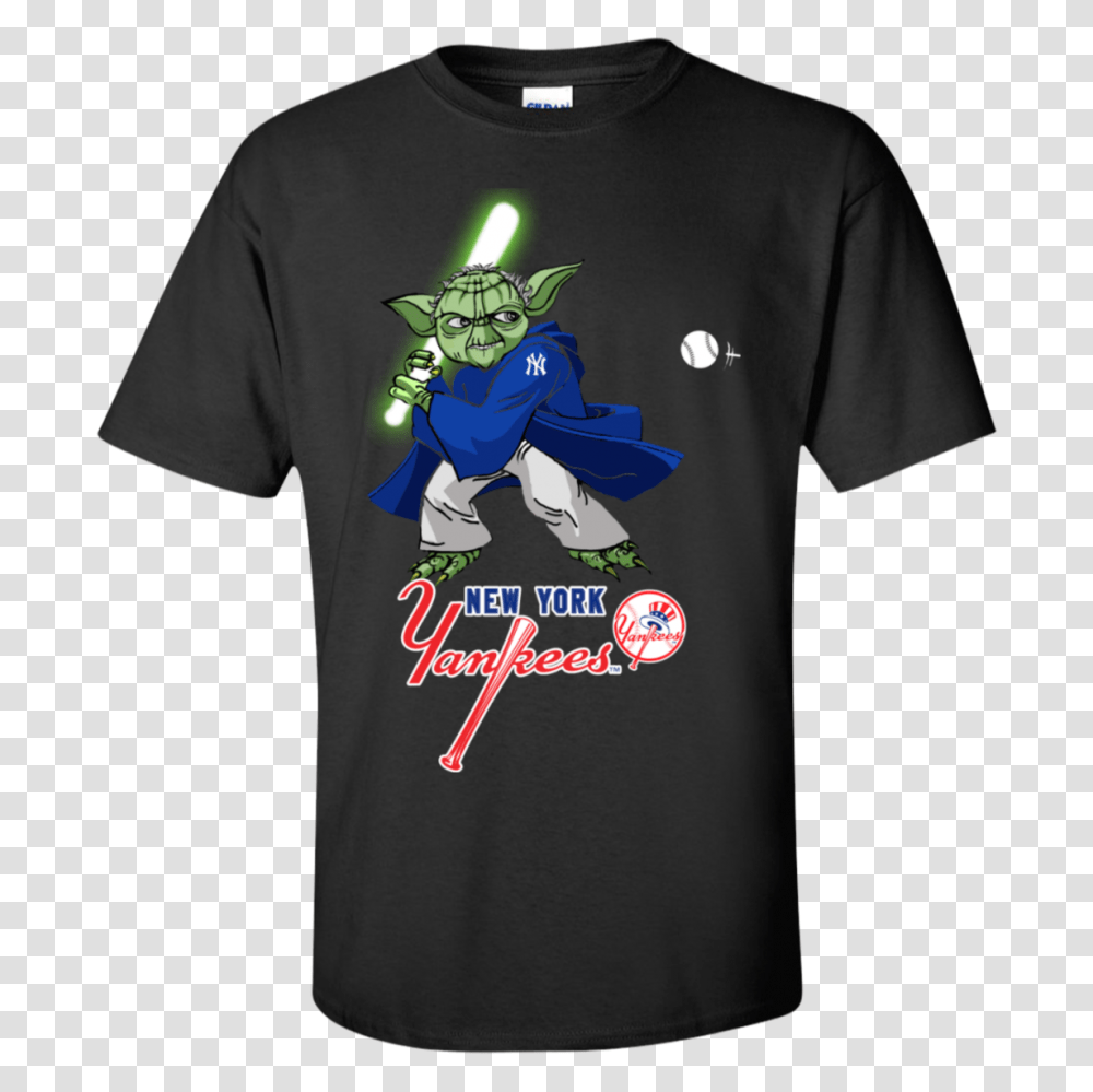 Yoda Yankees, Apparel, T-Shirt, Person Transparent Png