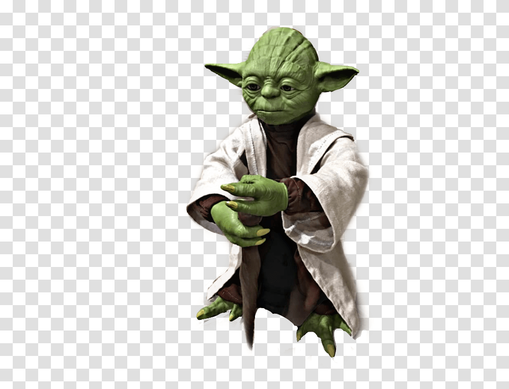 Yodamaster Yoda Starwars Standing Male Yoda, Person, Performer, Costume Transparent Png