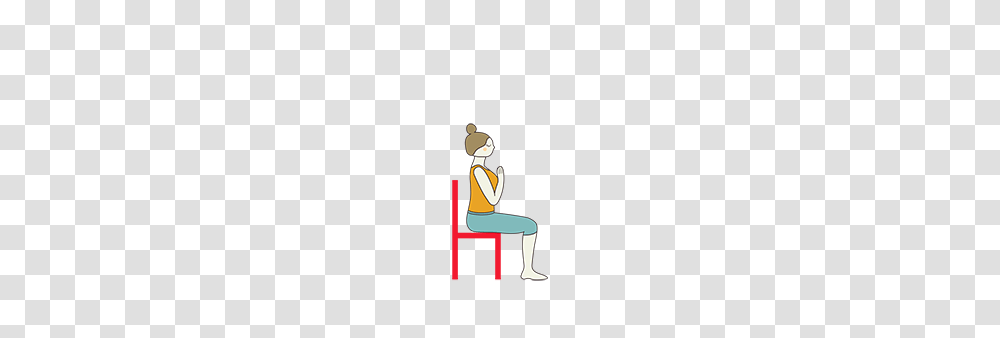 Yoga Clipart Chair Yoga, Leisure Activities, Silhouette, Label Transparent Png
