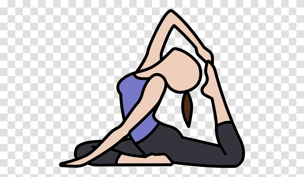 Yoga Clipart Intermediate Yoga Poses, Person, Human, Kneeling, Female Transparent Png