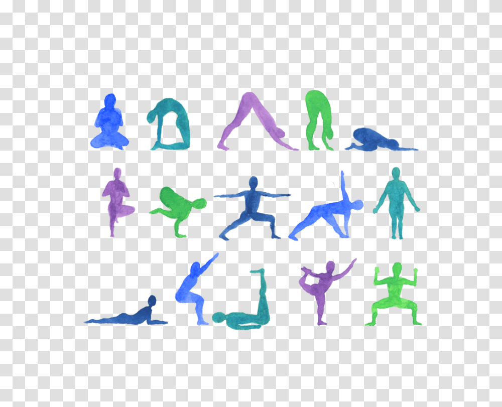 Yoga Clipart Watercolor, Person, Alphabet Transparent Png