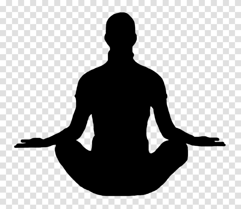 Yoga, Cross, Stencil, Silhouette Transparent Png