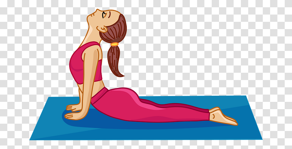 Yoga Girl Clipart Illustration, Blonde, Woman, Kid, Female Transparent Png