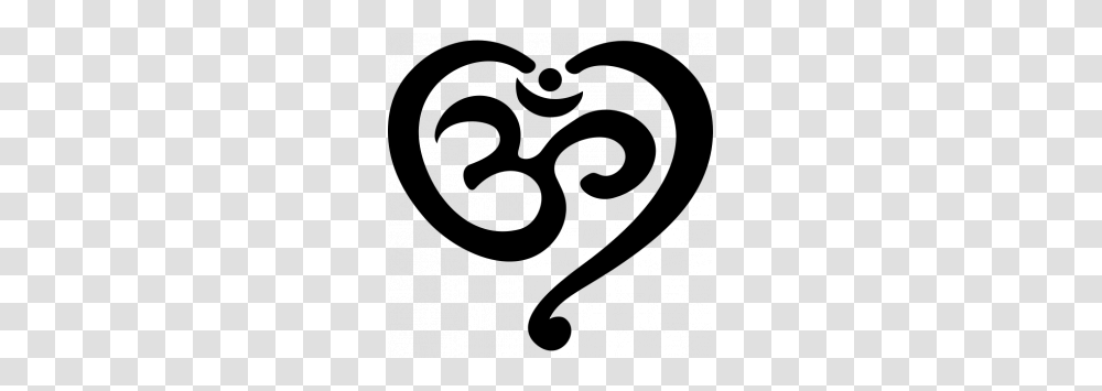 Yoga Heart Om Symbol Love Spirituality Buddhism Ink, Gray, World Of Warcraft Transparent Png