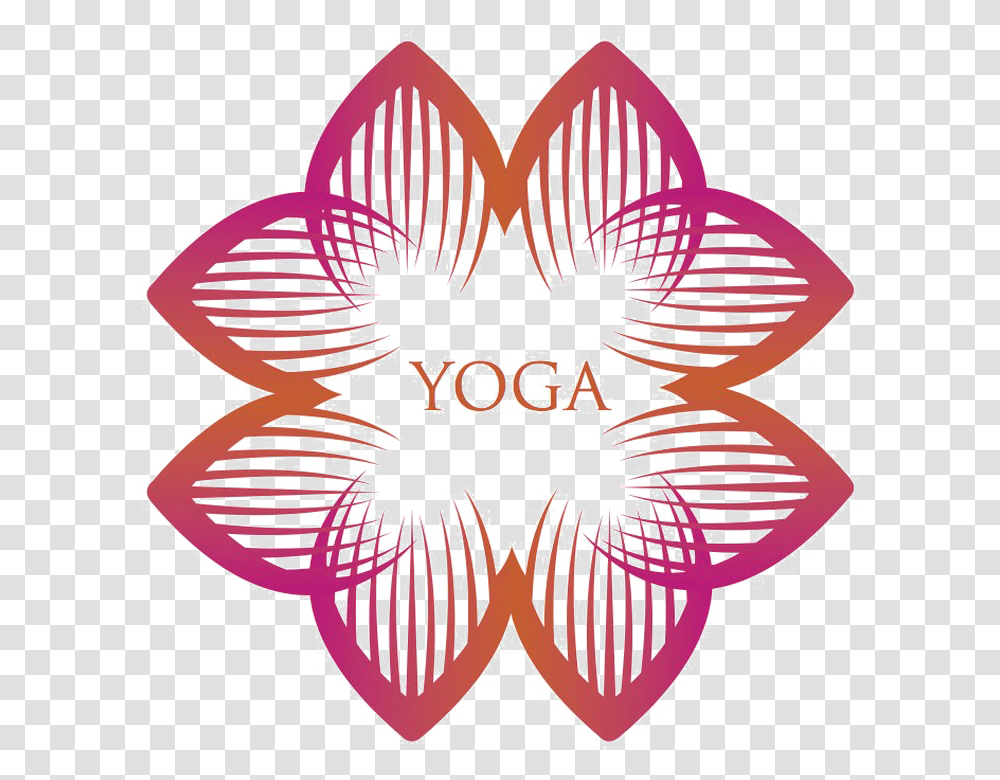 Yoga Logo, Heart, Pattern Transparent Png