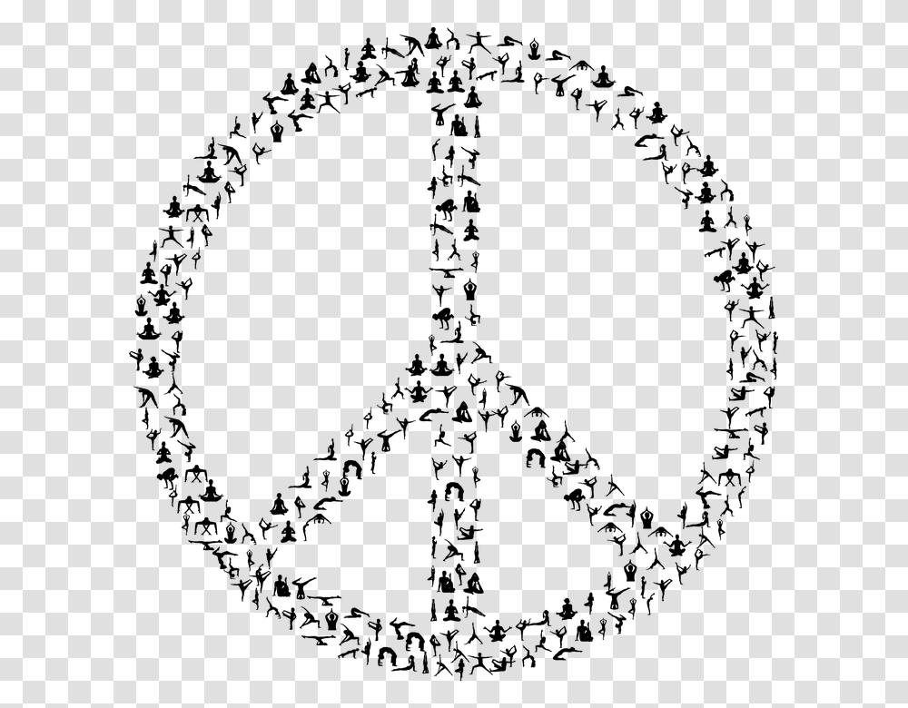 Yoga Peace People Health Zen Meditation Circle, Gray, World Of Warcraft Transparent Png