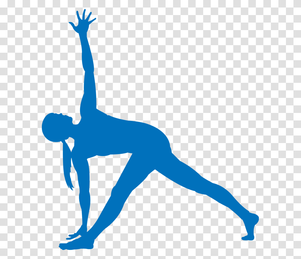 Yoga Pose Clipart Yoga Poses Blue, Person, Human, Silhouette, Alien Transparent Png
