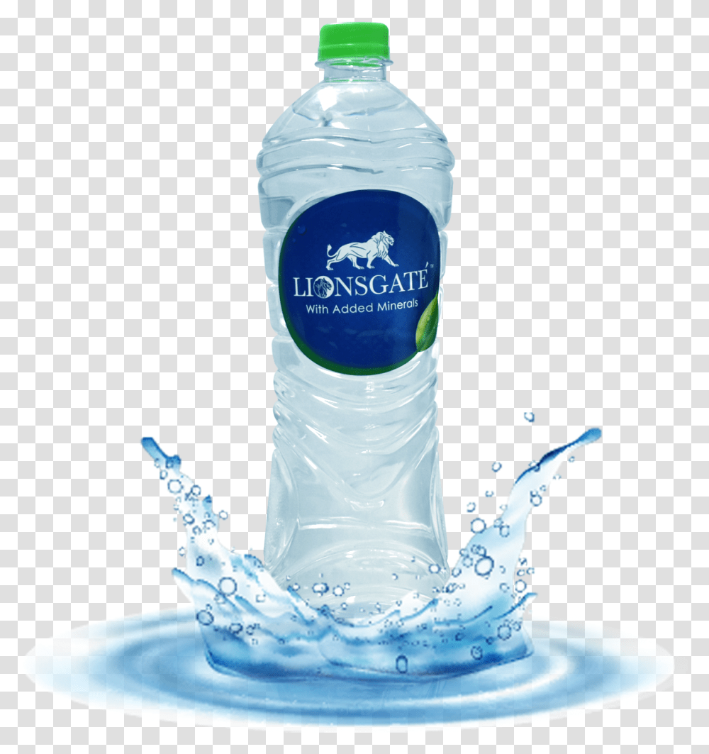 Yoga Pose With Lionsgate Hydration Gotas De Agua Water Splash Drop, Bottle, Water Bottle, Mineral Water, Beverage Transparent Png