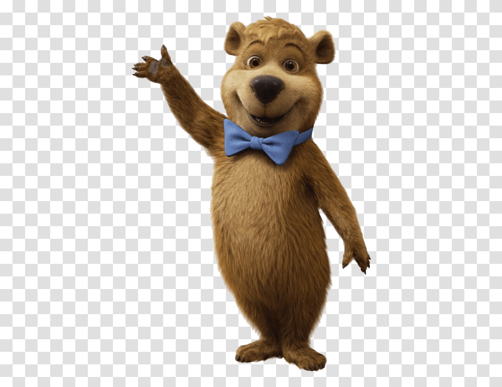 Yogi Bear Waving Boo Boo Yogi Bear Movie, Toy, Plush, Mascot, Animal Transparent Png
