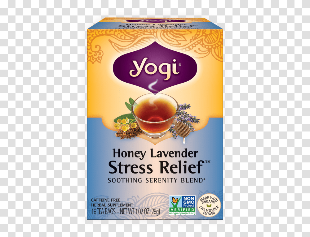 Yogi Lavender Stress Relief Tea, Vase, Jar, Pottery, Beverage Transparent Png