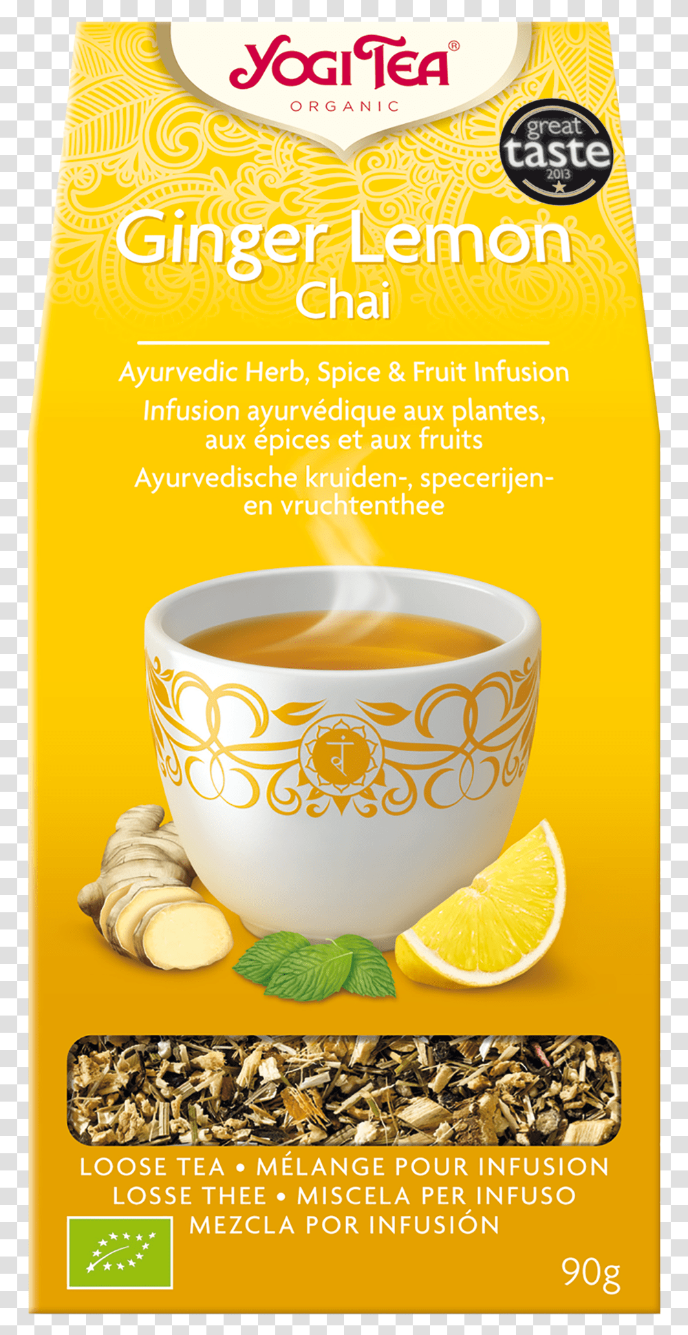 Yogi Loose Tea Ginger Lemon Chai, Coffee Cup, Beverage, Drink, Plant Transparent Png