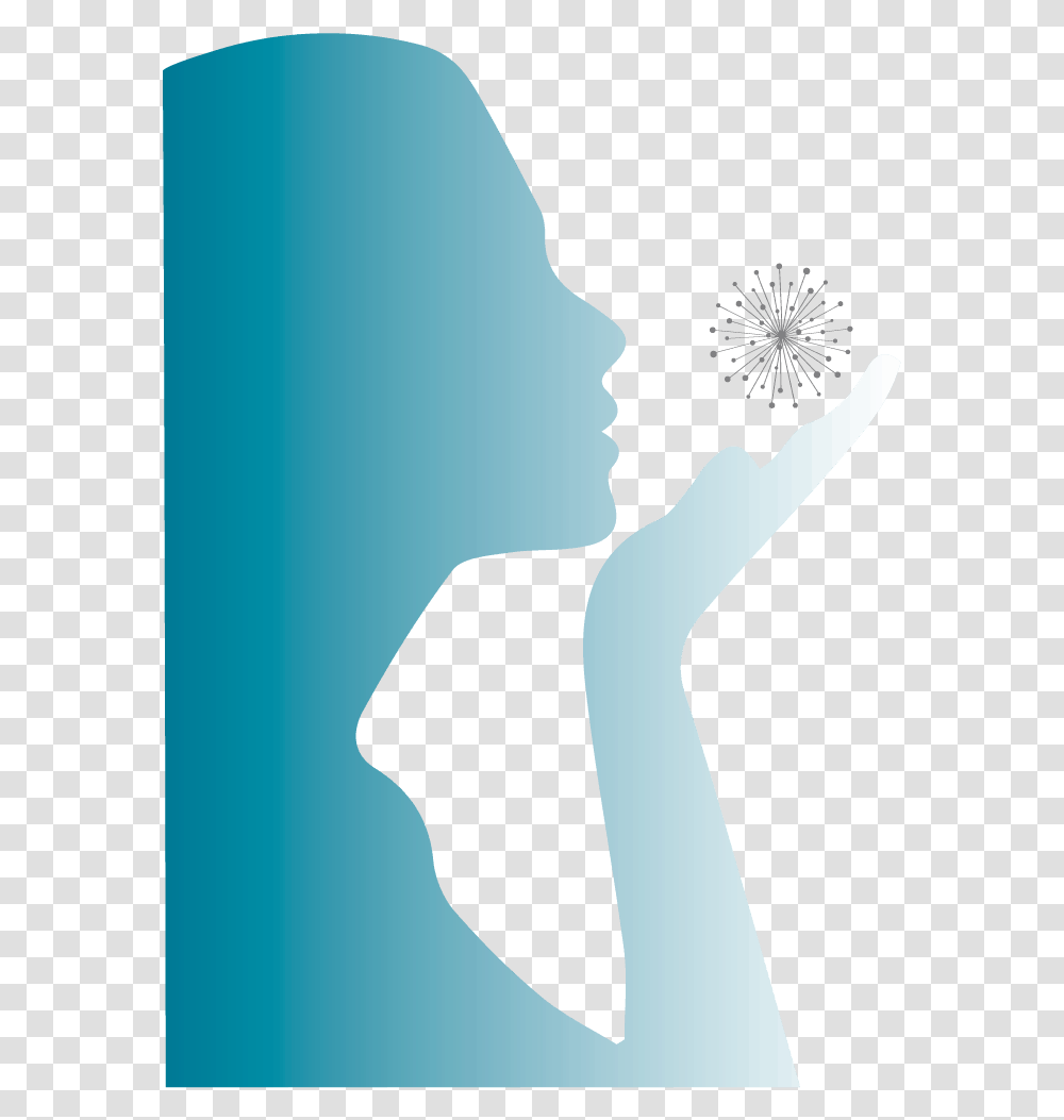 Yogi Silhouette Graphic With Flower, Plant, Person, Photography, Dandelion Transparent Png