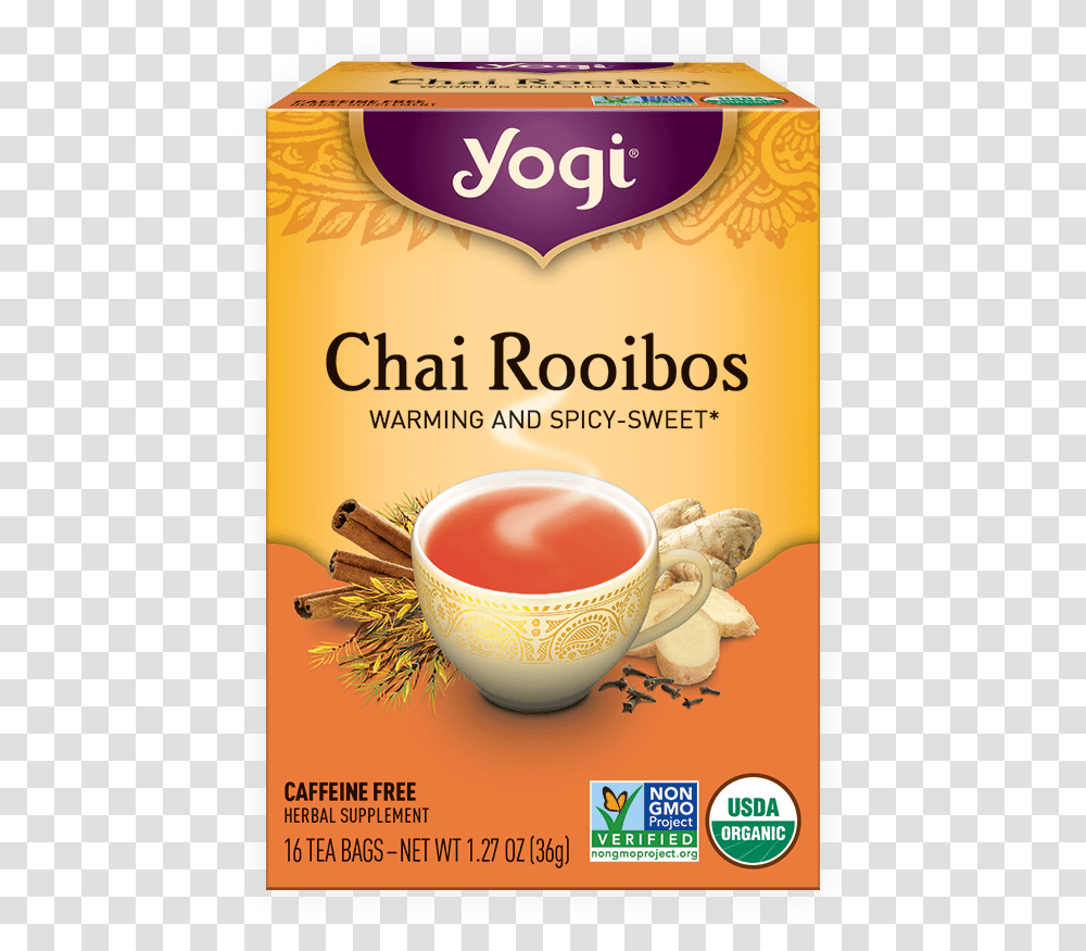 Yogi Tea Chai Rooibos, Beverage, Plant, Pottery, Bowl Transparent Png