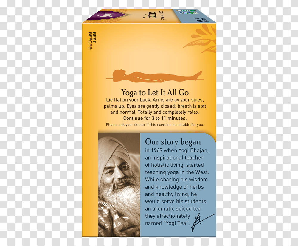 Yogi Tea Yoga To Energize The Body, Poster, Advertisement, Apparel Transparent Png