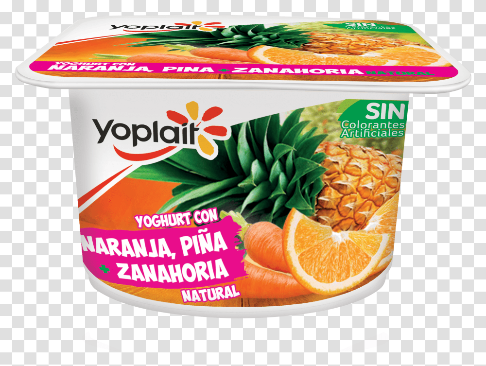 Yogurt Batido Sabor Naranja Y Zanahoria 125 Gr Yoplait Transparent Png
