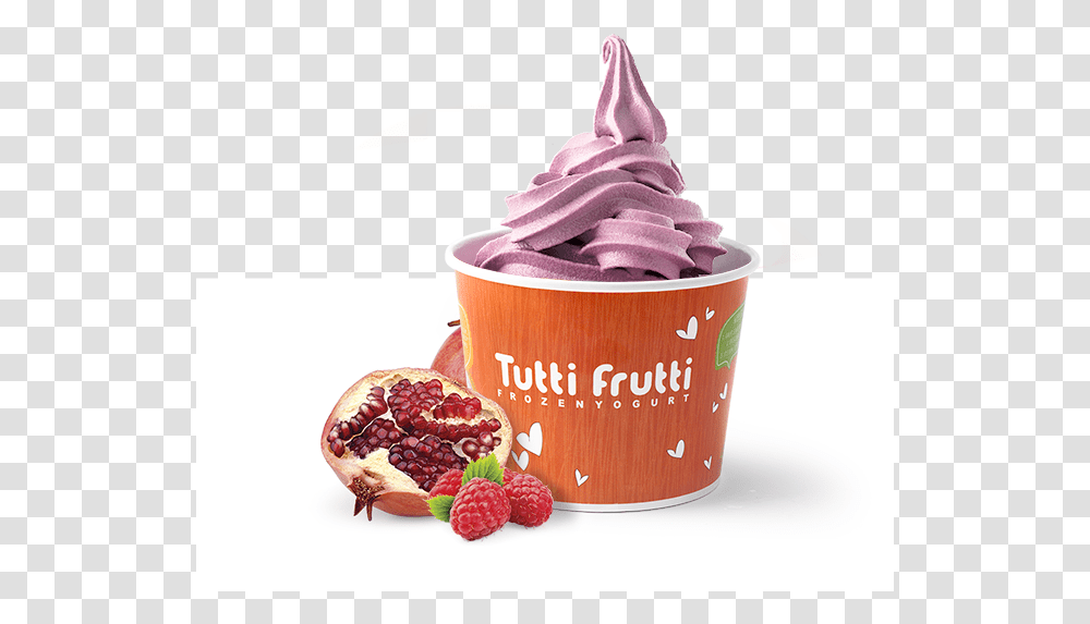 Yogurt Chocolate Tutti Frutti Ice Cream, Raspberry, Fruit, Plant, Food Transparent Png