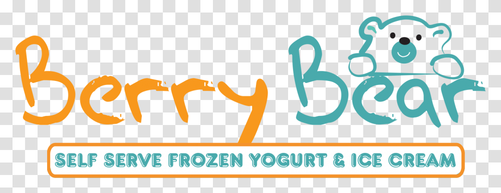 Yogurt Froyo Gelatos Ice Cream Berry Bear, Alphabet, Handwriting Transparent Png