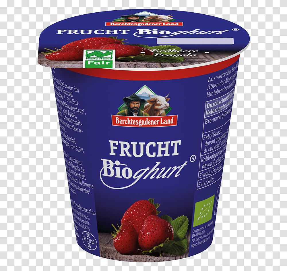 Yogurt, Strawberry, Fruit, Plant, Food Transparent Png