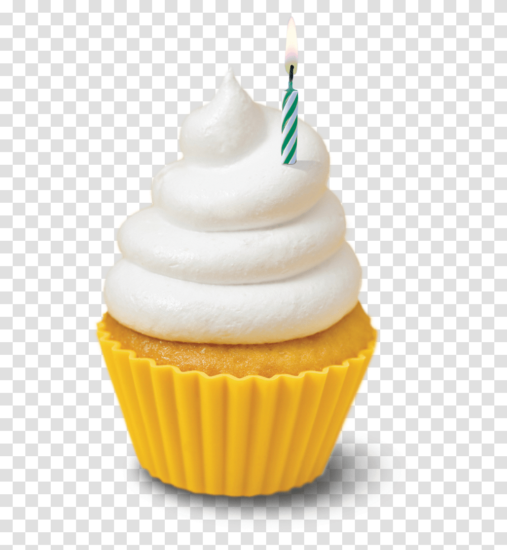 Yogurtland Find Your Flavor Birthday Cupcake Batter Birthday Cupcake, Cream, Dessert, Food, Creme Transparent Png