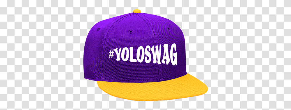 Yoloswag Wool Blend Snapback Flat Bill Hat For Baseball, Clothing, Apparel, Baseball Cap Transparent Png