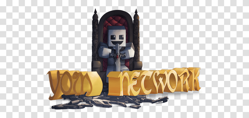 Yom Network Yom Network, Robot, Text, Minecraft Transparent Png