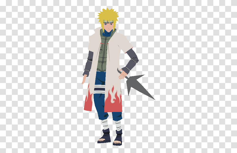 Yondaime Minato Chaos Realm Anime, Clothing, Apparel, Coat, Overcoat Transparent Png