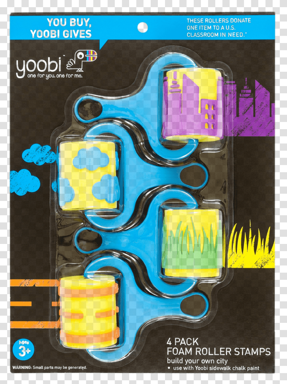 Yoobi Chalk Paint Roller, Neon, Light, Alphabet Transparent Png
