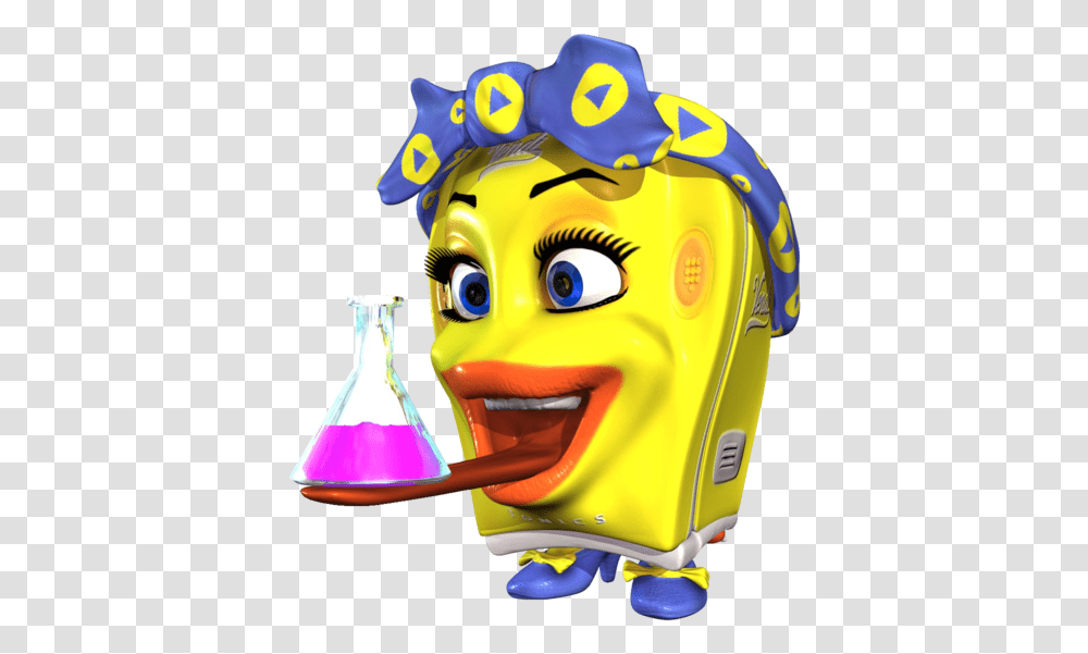 Yooka Laylee - The Video Game Soda Machine Project, Toy, Lab, Scientist, Glass Transparent Png