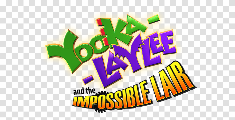 Yooka Yooka Laylee And The Impossible Lair Logo, Crowd, Text, Food, Amusement Park Transparent Png