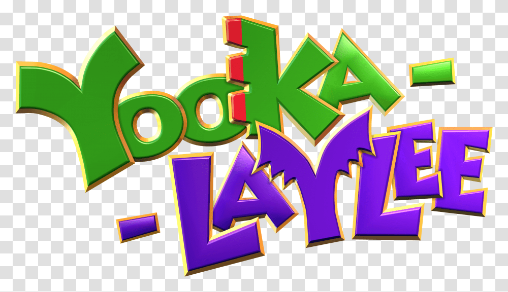 Yooka Yooka Laylee Logo, Text, Graphics, Art, Graffiti Transparent Png