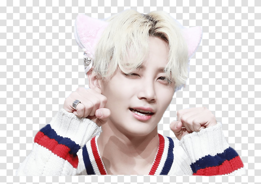 Yoon Cute Kpop Idols, Finger, Person, Face Transparent Png