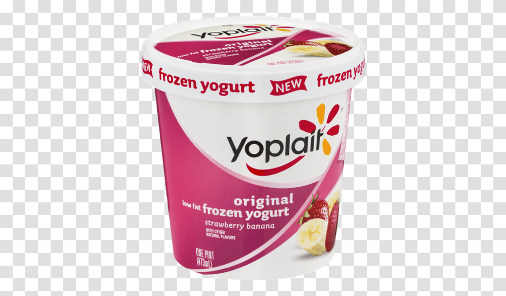 Yoplait Original Frozen Yogurt, Dessert, Food, Cream, Creme Transparent Png