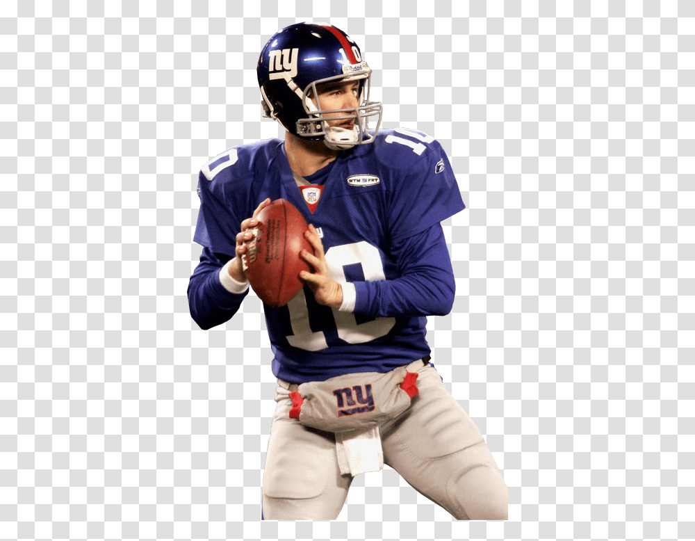 York Giants Football Background Eli Manning, Clothing, Apparel, Helmet, Person Transparent Png