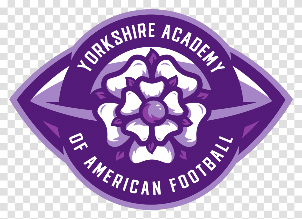Yorkshire Academy Of American Football Yorkshire Academy Of American Football, Label, Text, Purple, Logo Transparent Png