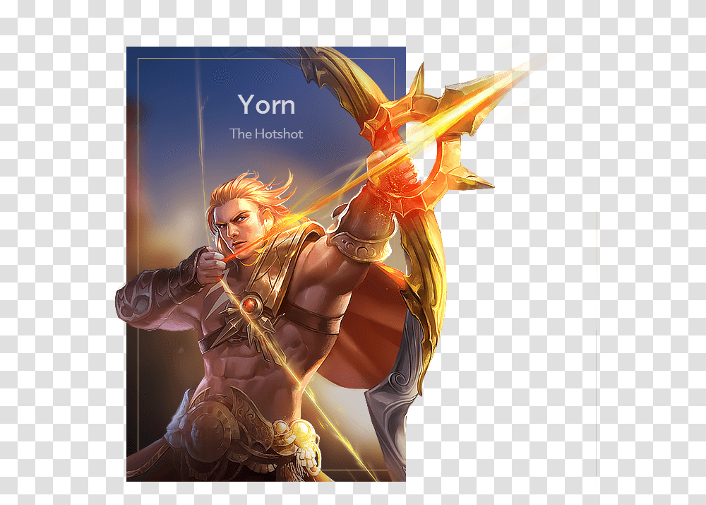 Yorn Arena Of Valor Download Arena Of Valor Ww, Person, Human, Bow, Archery Transparent Png