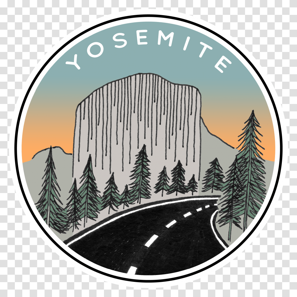 Yosemite Sticker Pack Stickers Free Shipping Yosemite Yosemite Sticker, Logo, Coin, Money Transparent Png
