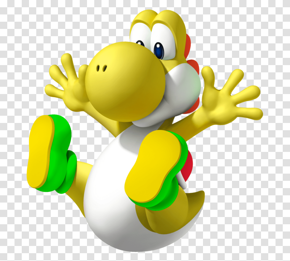 Yoshi Clipart Jumping Yellow Yoshi, Toy, Super Mario, Rattle Transparent Png