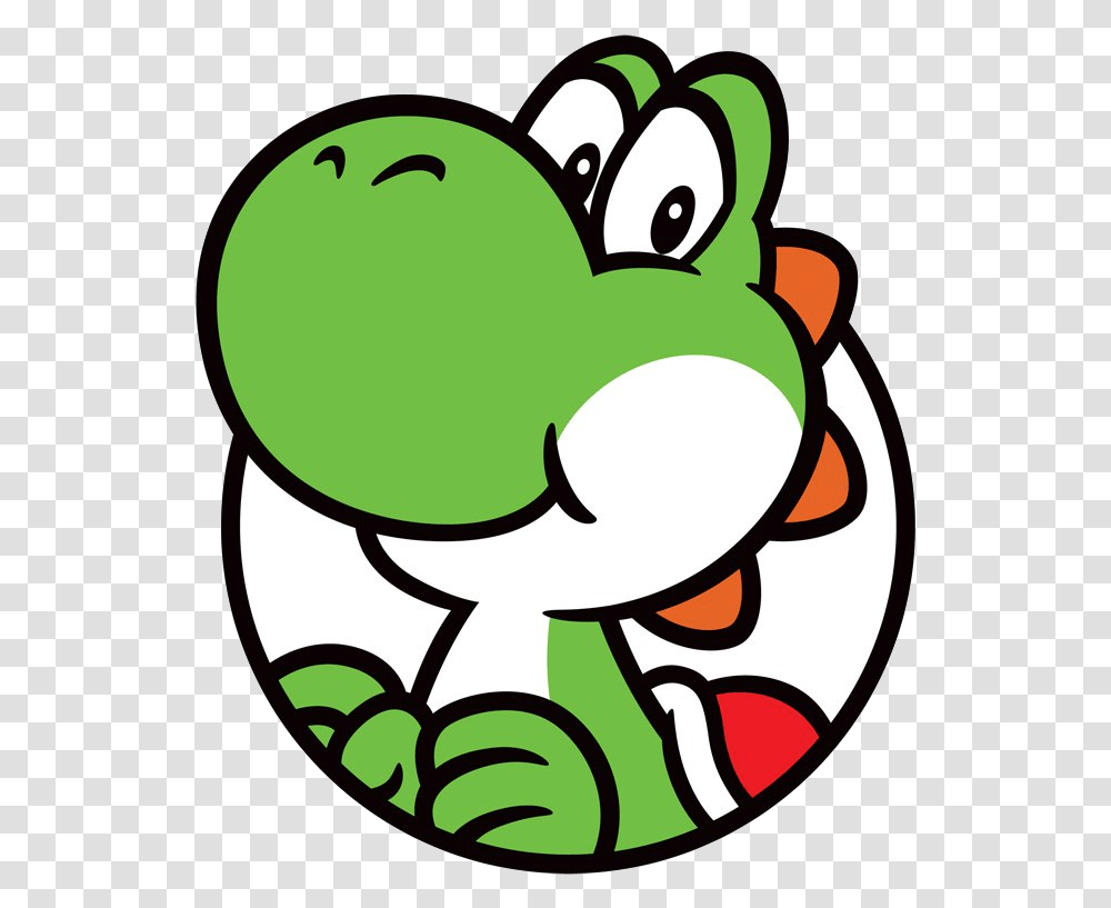 Yoshi Clipart Simple Yoshi Sticker, Painting, Recycling Symbol Transparent Png