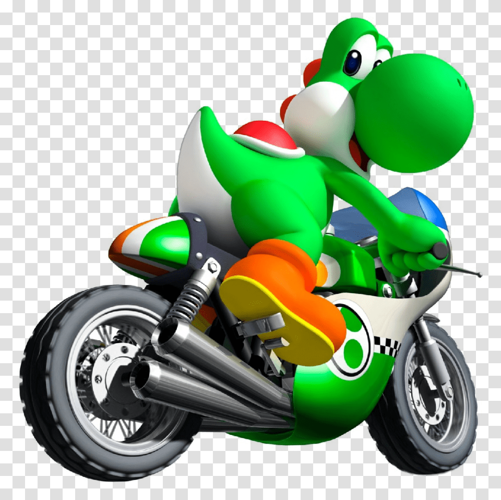 Yoshi Mario Kart Mario Kart Yoshi, Toy, Motorcycle, Vehicle, Transportation Transparent Png