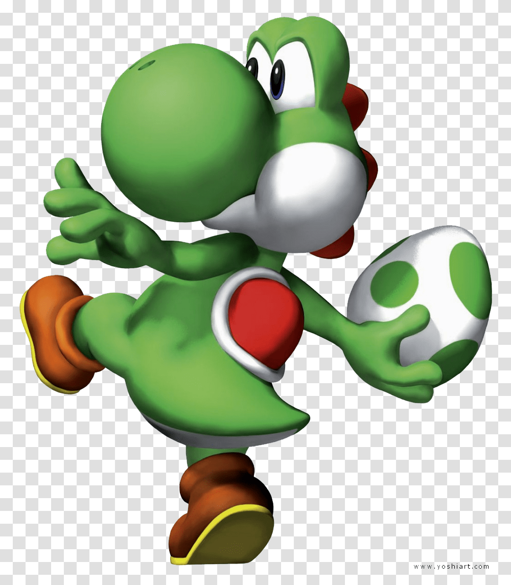 Yoshi Throwing Egg, Toy, Plant, Sweets, Food Transparent Png