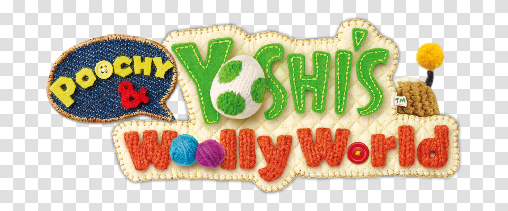 Yoshi Wooly World Title, Icing, Cream, Cake, Dessert Transparent Png